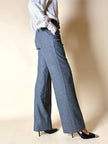 Pantalone classico in lana grisaglia “Yves Saint Laurent”