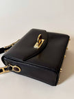 Borsa Gianni Versace vintage in pelle testa di moro con iconica Medusa