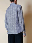 Camicia in pura seta fantasia principe di Galles “Misstwidd”