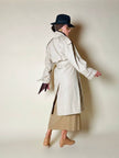 Trench color sabbia “Yves Saint Laurent”