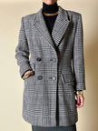 Blazer doppiopetto in lana principe di Galles “Yves Saint Laurent”