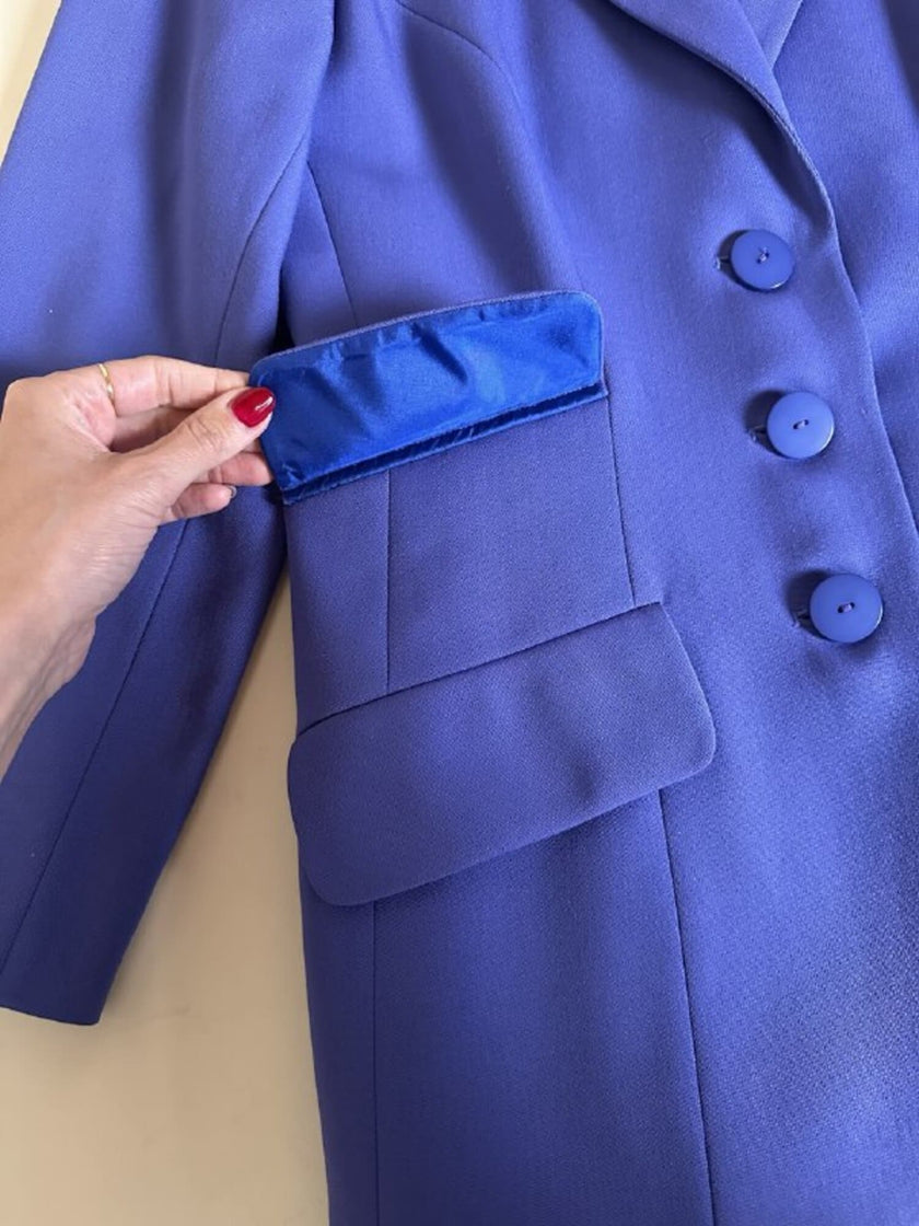 Blazer blu pervinca 