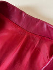 Giacca in pelle rossa