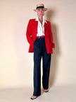 Blazer rosso “Yves Saint Laurent Variation”