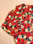 Camicia sartoriale in drill di seta fantasia mini bag