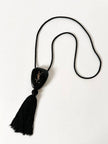 Collana vintage Yves Saint Laurent con pendente nappa couture – gioiello diffusore di aroma