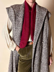 Gilet Yves Saint Laurent Tricot in lana Borgogna
