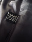 Blazer doppiopetto Yves Saint Laurent in panno di lana mélange grigio antracite