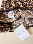 Perizoma leopardato a vita alta “Christian Dior”