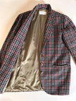 Les Copains houndstooth wool blazer