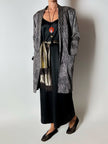 Slip dress Oscalito nero in raso di seta