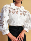 Camicia manche ballon in San Gallo