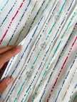 Camicia in lino e cotone con doppio colletto bicolore