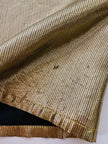 Pantalone vintage Yves Saint Laurent Rive Gauche a palazzo in seta lamé oro