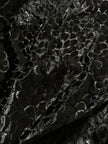 Giacca vintage Valeria Ferri in velluto di seta dévoré nero e lurex