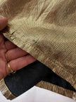 Pantalone vintage Yves Saint Laurent Rive Gauche a palazzo in seta lamé oro