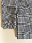 Blazer Yves Saint Laurent in rasato di lana principe di Galles