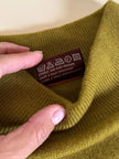 Lupetto oversize in cachemire verde acido Pure Cachemire