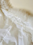 Bolero in marabù bianco