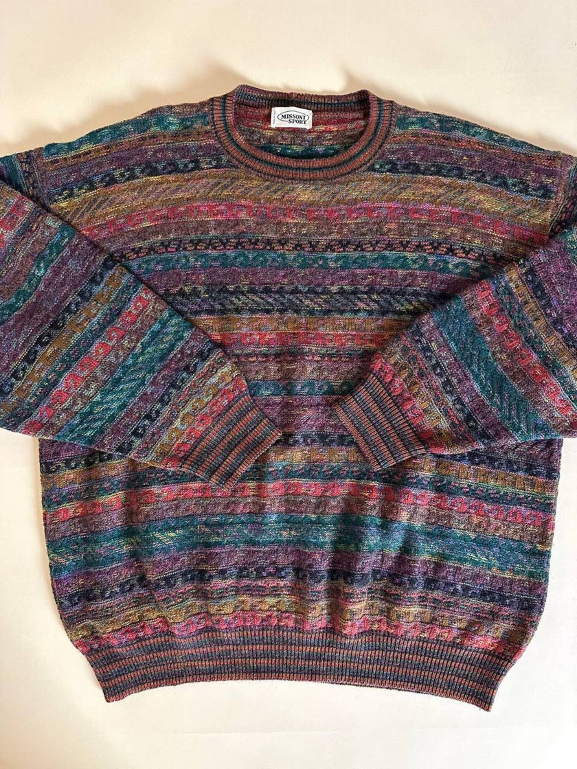 Pullover Missoni Sport a righe multicolor