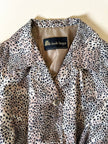 Trench oversize fantasia micro leopardo 