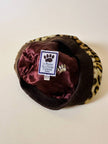 Basco in peluche leopardato “La maison de la fausse fourrure Paris”