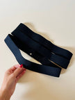 Cintura/stringi vita nera a fasce elastiche “Yves Saint Laurent”