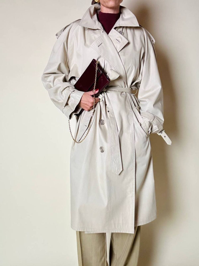 Trench color sabbia “Yves Saint Laurent”