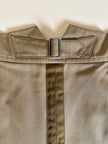Minigonna Yves Saint Laurent Rive Gauche in cotone cachi con riporti in seta