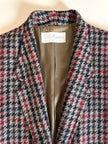 Les Copains houndstooth wool blazer