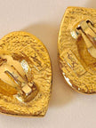 Maxi clip a cuore oro 
