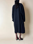 Soprabito oversize nero “Gianni Versace”