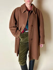 Cappottino in pregiata lana color cammello scuro Belinda Brown