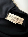 Costume vintage Yves Saint Laurent modello intero monospalla con profili dorati