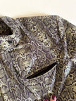 Ensemble Yvan & Marzia in tessuto stretch fantasia pitone