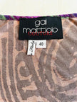 Abito multicolor Gai Mattiolo