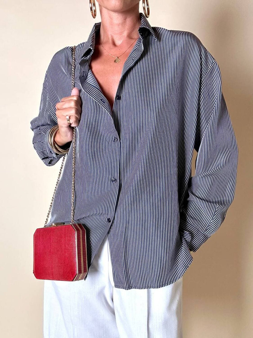 Borsa vintage Sgargi forma ottagonale in lizard rossa con tracolla in catena