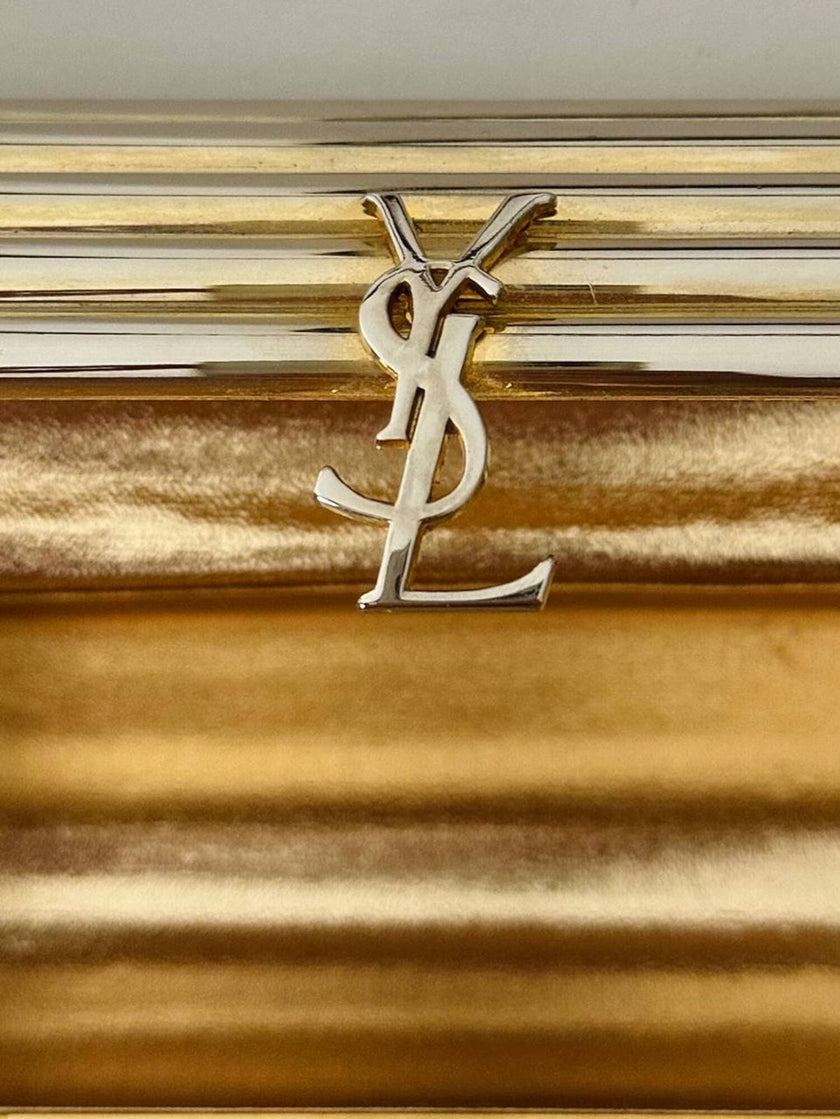 Yves Saint Laurent Minaudière Opium Evening Purse vintage