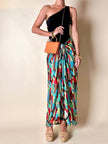 Gonna pareo fantasia astratta multicolor “Fendi”
