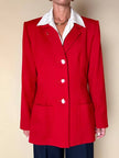 Blazer rosso “Yves Saint Laurent Variation”