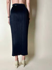 Gonna plissé Pleats Please Issey Miyake con elastico in vita e tasche laterali