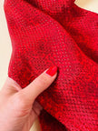 Camicia rossa con fiocco al collo “Rudi Valenti”