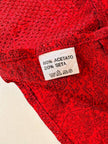 Camicia rossa con fiocco al collo “Rudi Valenti”