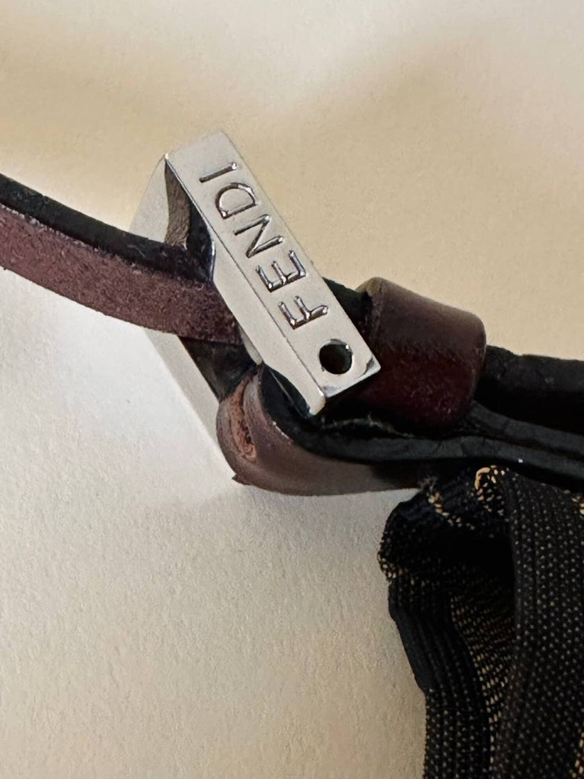 Borsa Fendi vintage in tela zucca