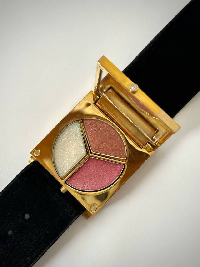 Yves Saint Laurent Vintage Fashion Bracelet Make-up Palette con Swarovski