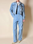 Giacca cropped Katharine Hamnett London in Denim chiaro slavato