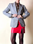 Giacca grigia con martingala “Yves Saint Laurent”