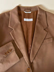 Vintage Max Mara blazer in pure dark camel cashmere
