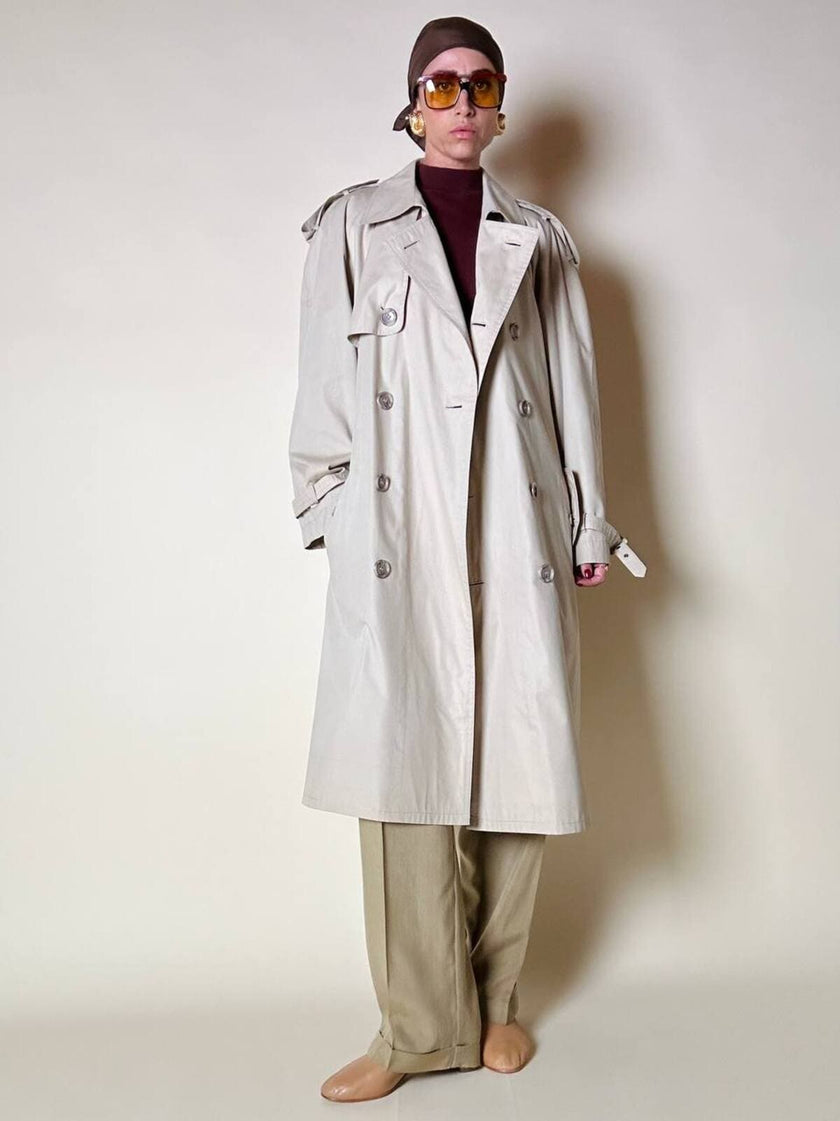 Trench color sabbia “Yves Saint Laurent”