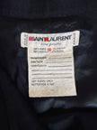 Gonna lunga in crepe nero “Yves Saint Laurent”